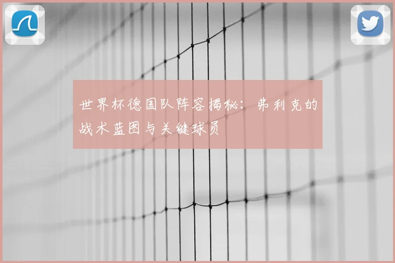 世界杯德国队阵容揭秘:弗利克的战术蓝图与关键球员
